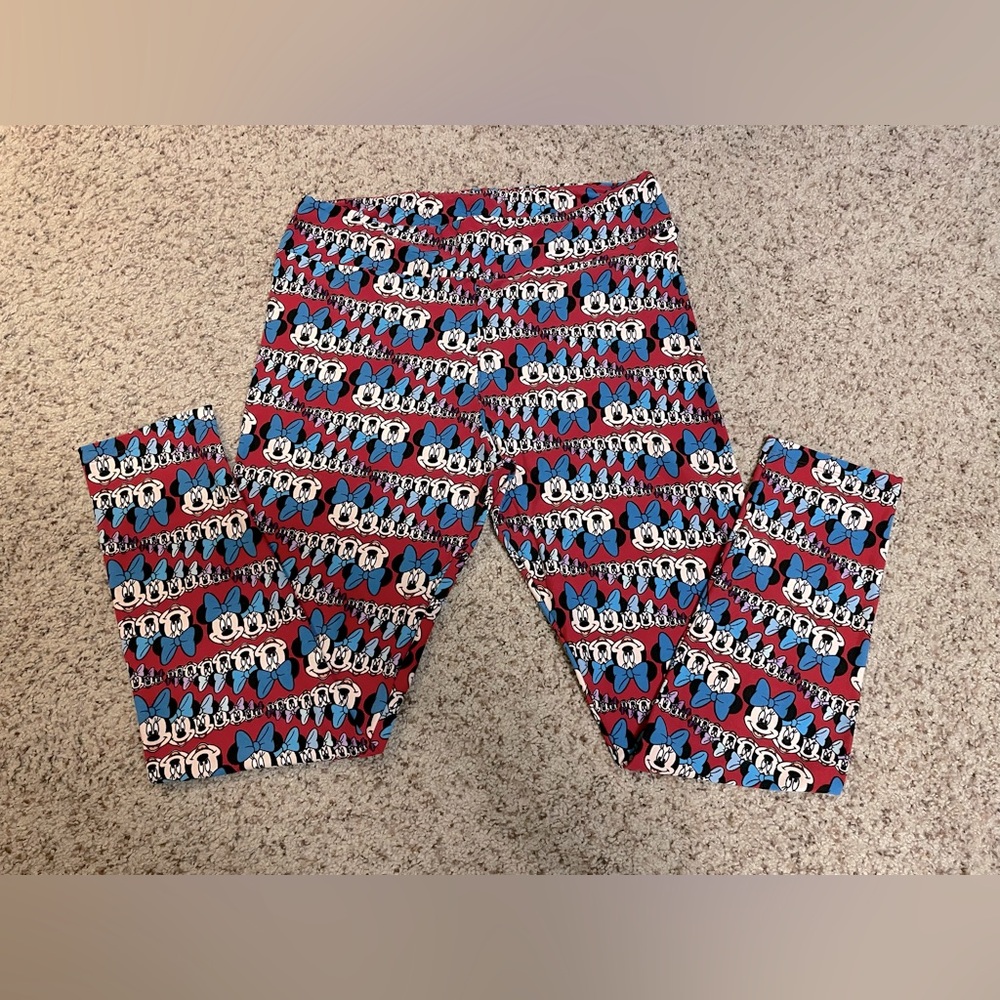 Lularoe tall & curvy Disney Minnie Mouse leggings